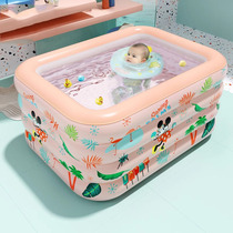 MUJF Baby Bath Tub Home Newborn Children Foldable Indoor Inflatable Bath Pool Baby Swimming Pool Outdoor