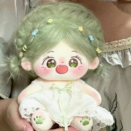 栗粒SP版棉花娃娃20cm无属性棉花公仔毛绒玩具女生萌系送生日礼物 - 图2