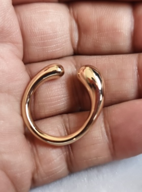 外贸饰品女开口可调节小众设计高级质感简洁大方气质个性指环戒指