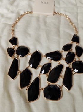 青岛外贸饰品欧美风潮流时尚几何形状百搭气质张扬夸张大款项链