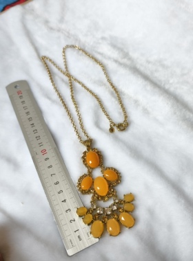 青岛外贸饰品毛衣链服装配饰欧美宫廷风夸张长款项链