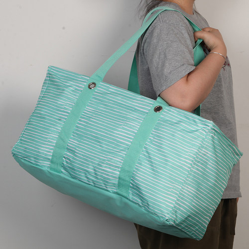 出美国超大收纳框防水牛津布车载收纳筐可手提卧室脏衣篮露营收纳 - 图1