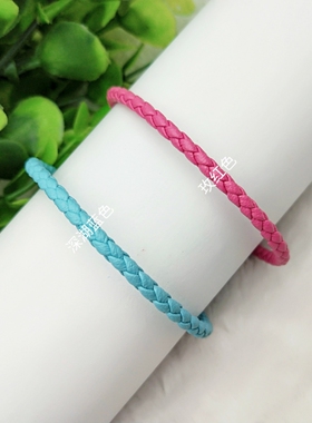 饰品黑色包边串珠手绳