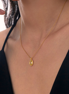 S925银金银色项链女简约时尚