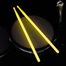 Fluorescent Drum Stick Frame Subdrummer Drum Stick Dazzling Professional Luminous Drum Stick Luminated Colorful Glittery Drumbeat Drum Stick Glittery Night Drumstick