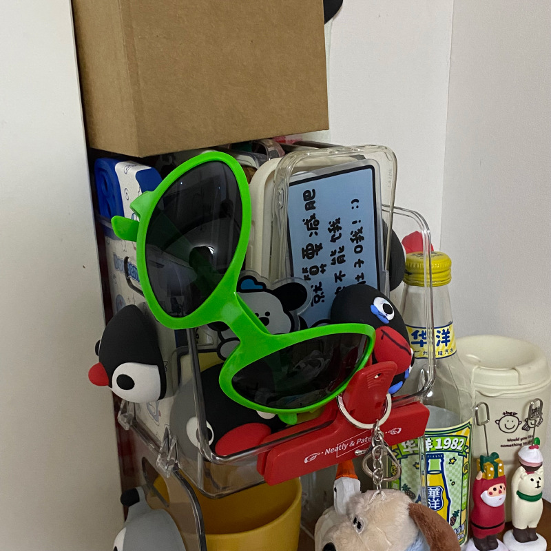 网红于谦同款绿色搞怪沙雕外星人眼镜土酷少蹦迪造型墨镜BH134 - 图2