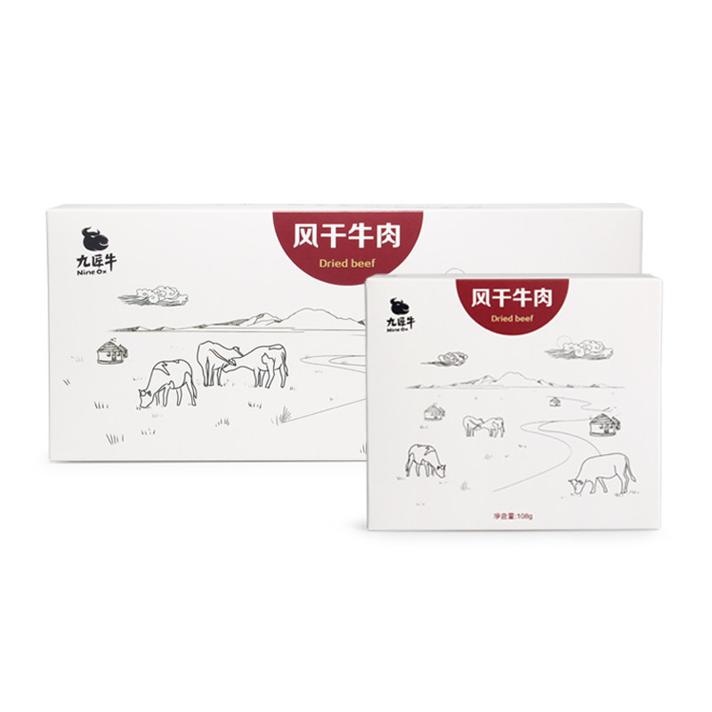 九匠牛内蒙古原香手撕原味牛肉干 九匠牛牛肉类