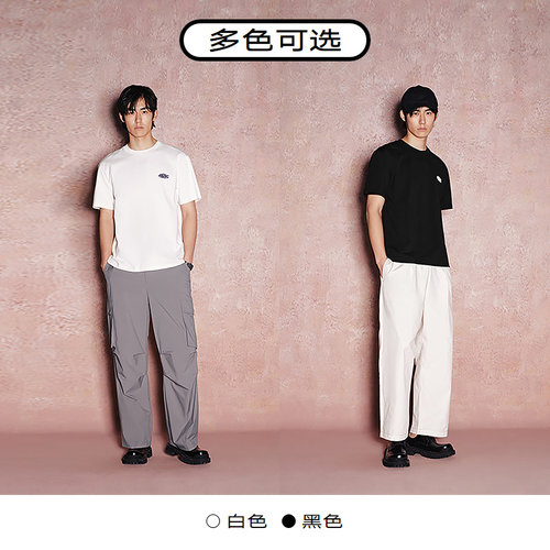 【T恤合集】GXG男装夏季潮流印花圆领情侣字母短袖T恤 - 图3