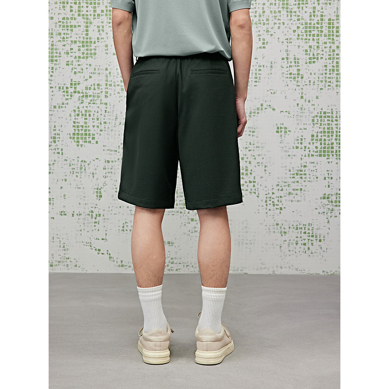 [商场同款]GXG男装 宽松阔腿西裤短裤五分裤25夏新品G25X222033,淘宝优惠券,粉丝福利购,淘宝优惠卷