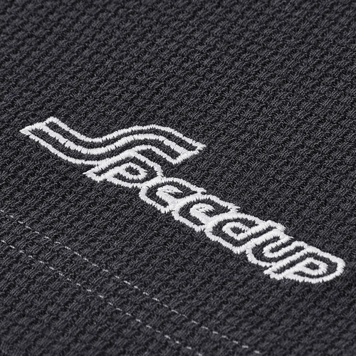 GXG男装2024年夏季华夫格字母绣花休闲宽松直筒五分裤男短裤 - 图3