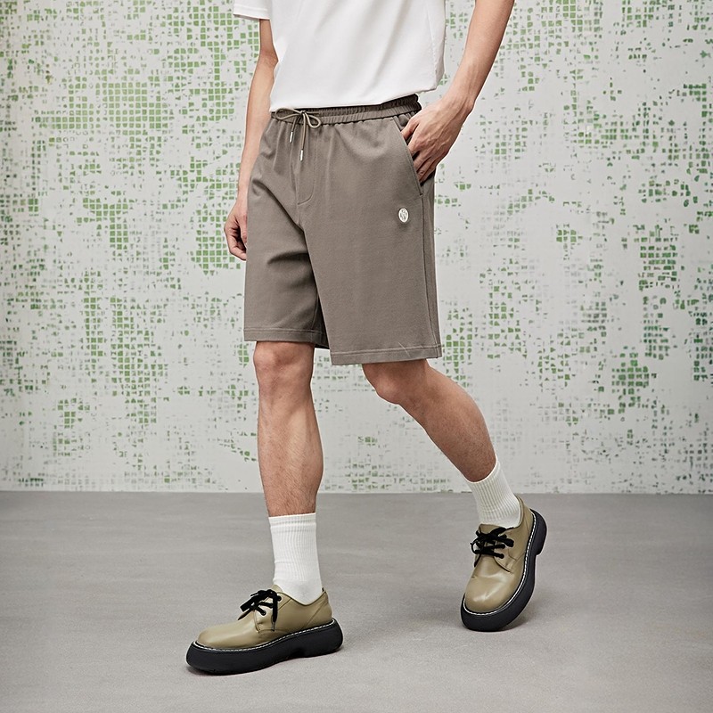 [商场同款]GXG男装 肌理短裤通勤男五分休闲裤25夏新品G25X222017,淘宝优惠券,粉丝福利购,淘宝优惠卷