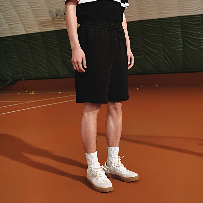 GXG男装 直筒针织短裤通勤简约休闲男裤子25年夏季新品G25X222042,淘宝优惠券,粉丝福利购,淘宝优惠卷