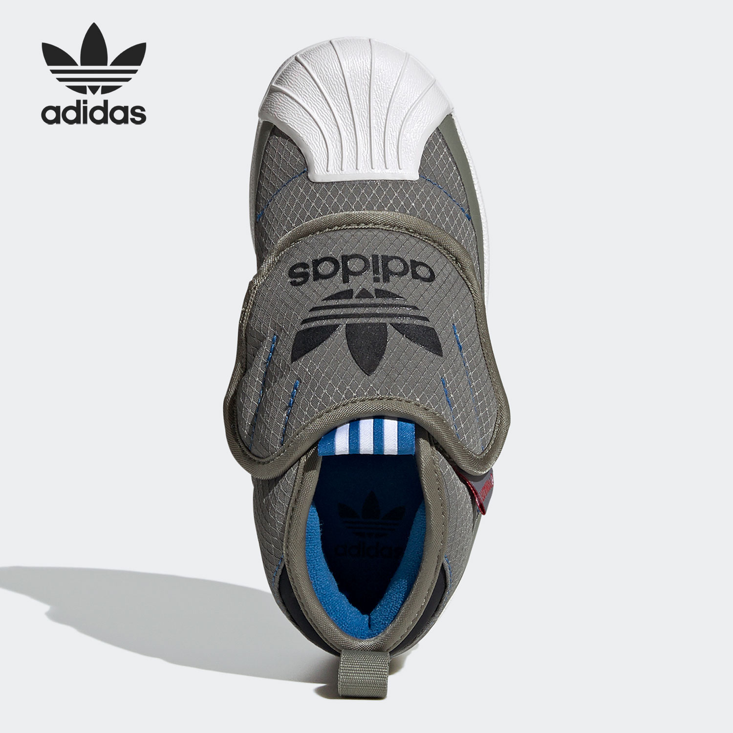 Adidas/阿迪达斯正品三叶草SUPERSTAR360 BOOT I儿童雪地靴FW1104-图2