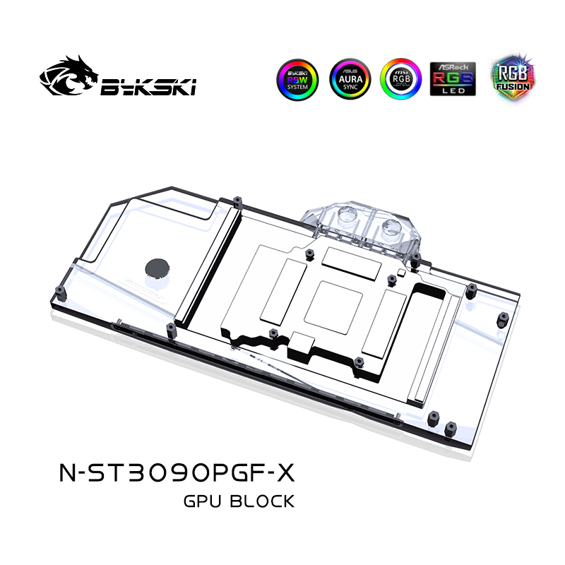 Bykski N-ST3070PGF-X 显卡水冷头 索泰Zotac RTX3070 8GD6 PGF - 图0