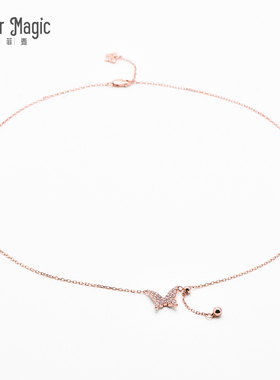 蝴蝶结百搭INS淑女项链