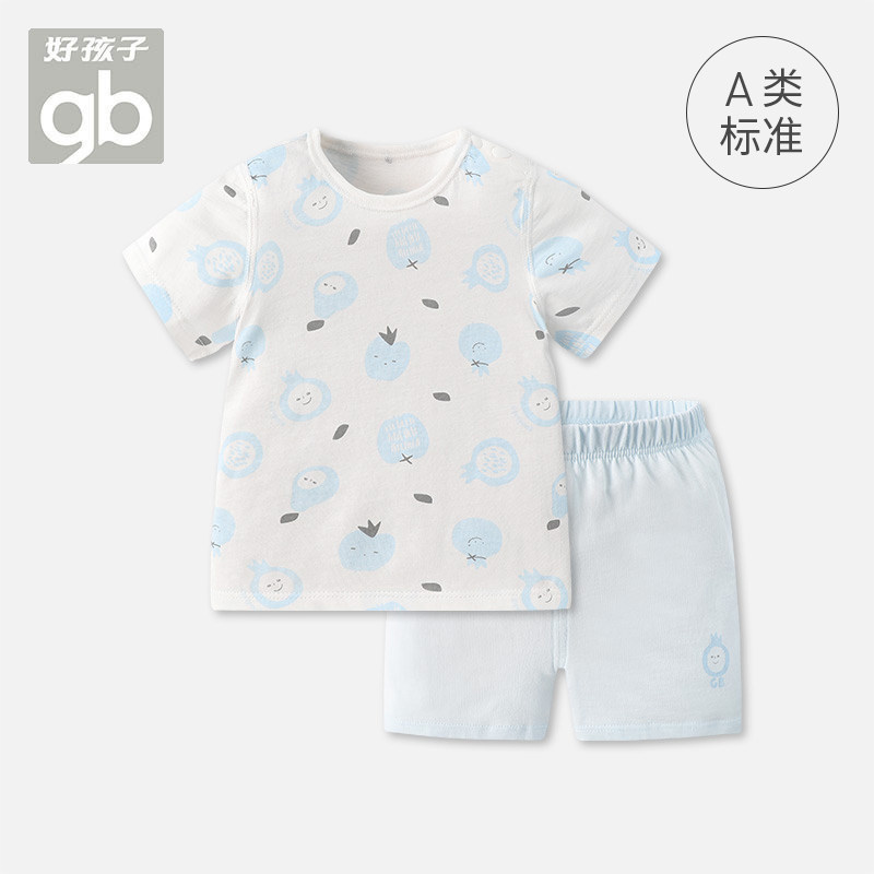 好孩子短袖套装夏季宝宝空调服 好孩子舒贝套装