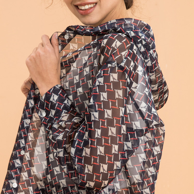 【商场同款】影儿十二篮夏款撞色格纹 xiibasketoutlets店短外套