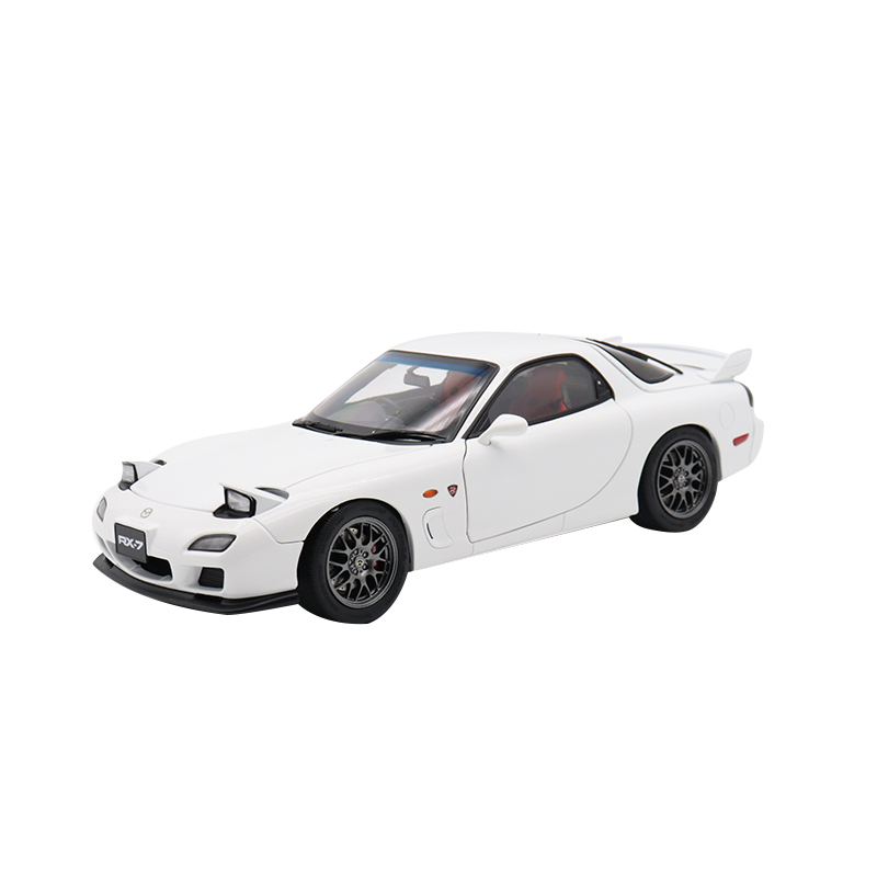 Polar Master1:18PM马自达RX7 FD3S合金全开仿真汽车模型头文字D-图3