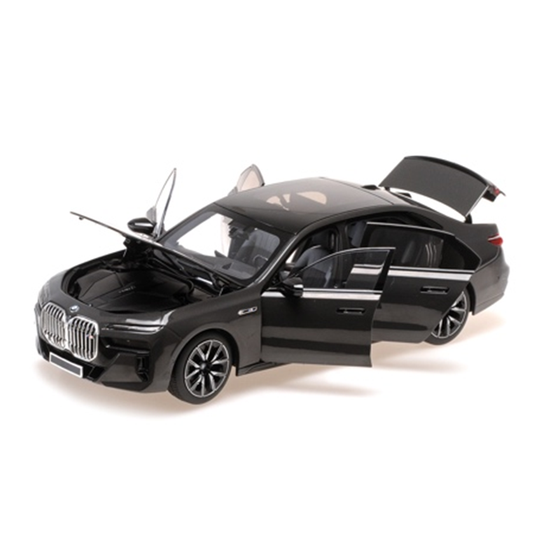 2024款宝马 i7 M70 G70 迷你切1:18电动 7系仿真合金全开汽车模型 - 图1
