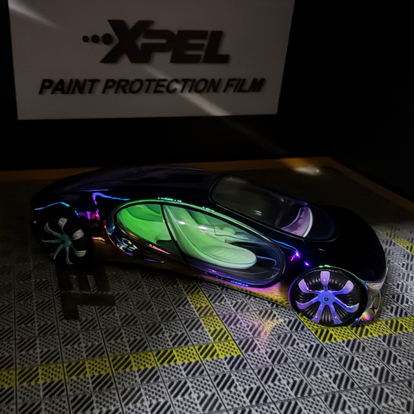 奔驰阿凡达概念车 VISION AVTR 乐漫坊LMF 1:64 仿真合金汽车模型 - 图0