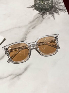 太阳镜ins高颜值韩版方形简单墨