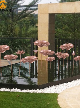 不锈钢铁艺雕塑会所软装落地摆件