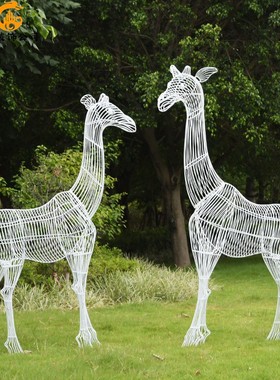 镂空田园风不锈钢网格户外景观