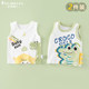 Two-piece baby vest inner wear summer thin male baby sling pure cotton bottoming children's top sleeveless female