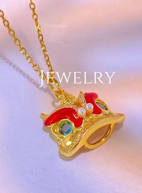 轻奢国风S925银伦敦蓝托帕石吊坠