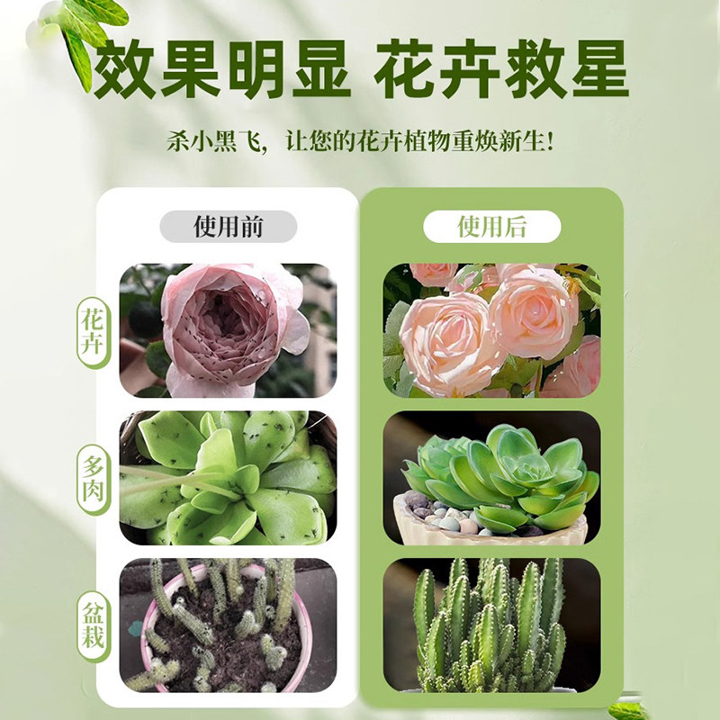 小黑飞杀虫剂杀花盆里小飞虫非专杀非无毒花卉植物花里有灭杀神器,淘宝优惠券,粉丝福利购,淘宝优惠卷