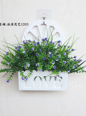室内客厅墙壁挂花篮卧室墙上挂壁