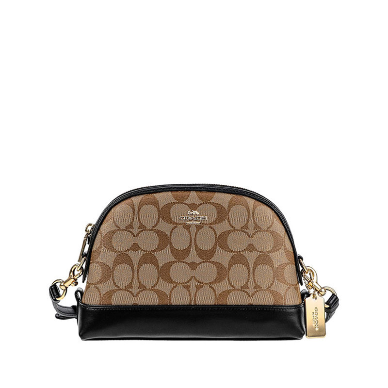 coach 2020年新款黑色迷你号贝壳包 XIANGYUN海外女士包袋