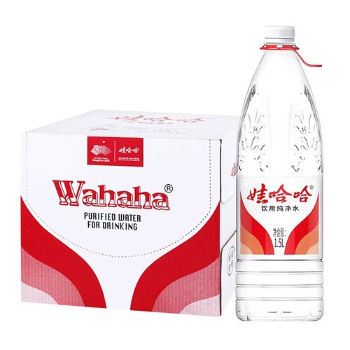 百亿 娃哈哈纯净水1.5L*12瓶*2箱整箱特批价哇哈哈大瓶饮用水 - 图3
