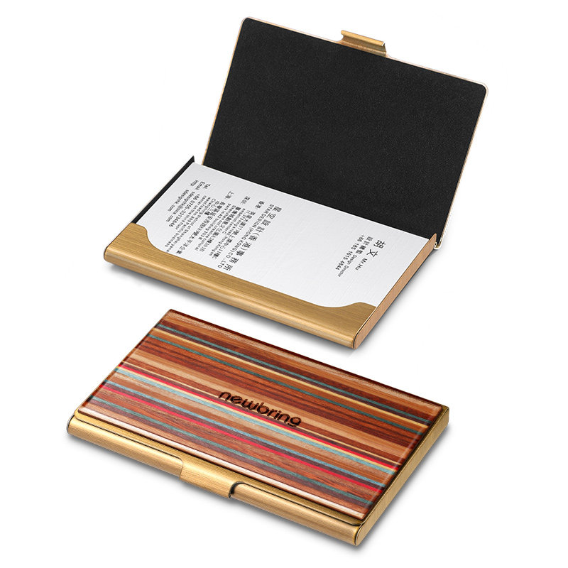 newbring黄铜名片夹男女名卡片盒 newbring卡包