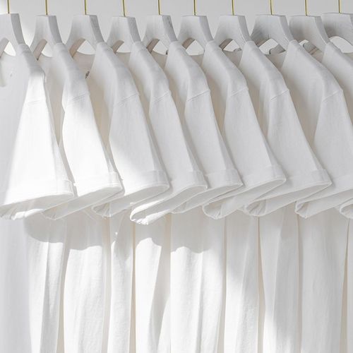 纯白色300g重磅纯棉t恤短袖男女纯色宽松大码打底上衣服夏季圆领