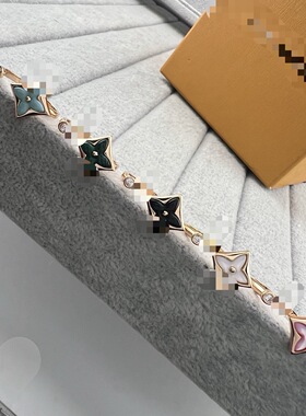 2026新款高版本精工对版老花L尖花贝母戒指轻奢高级感送女友礼物