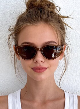 2026新款茶色猫眼墨镜太阳镜