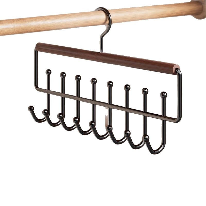 吊带衣架多功能内衣背心收纳神器家用宿舍实木挂钩波浪衣柜晾衣架,淘宝优惠券,粉丝福利购,淘宝优惠卷