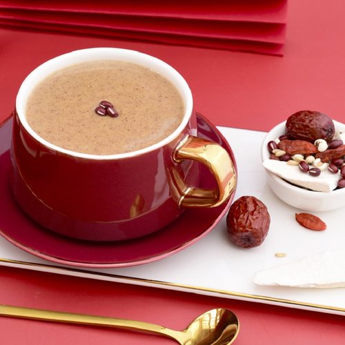 红豆薏米山药枸杞粉五谷杂粮饱腹营养早餐代餐速食冲饮600克/罐 - 图1