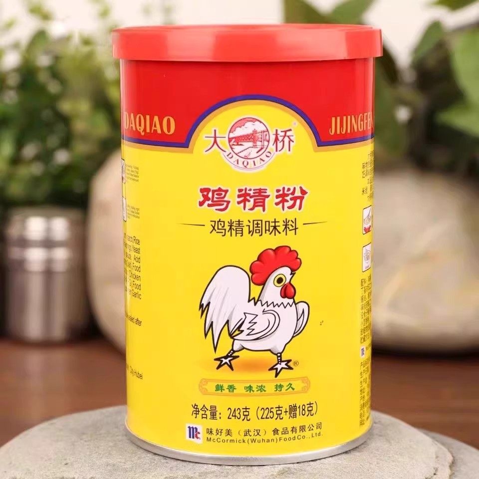 大桥鸡粉调味料243g提鲜炒菜煲汤料凉拌代味精鸡精罐装家用调料料,淘宝优惠券,粉丝福利购,淘宝优惠卷