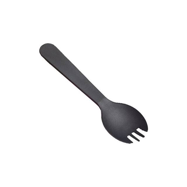 Disposable spoon fork spoon fruit individually packaged ice cream plastic small fork spoon thickened cake dessert spoon commercial use