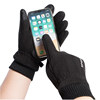 Men's and women's velvet full-finger warm touch screen winter gloves