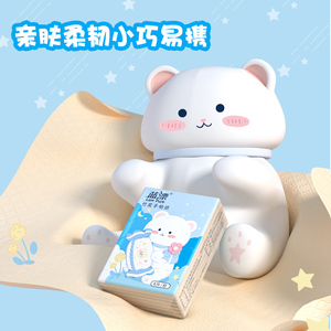 蓝漂10包手帕纸便携随身装抽取式卫生纸巾餐巾面巾纸实惠装抽纸