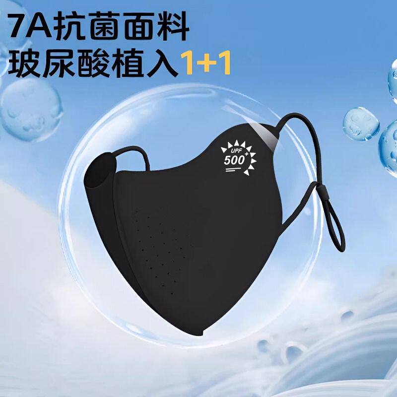2026新款无痕冰丝透气3d防晒口罩