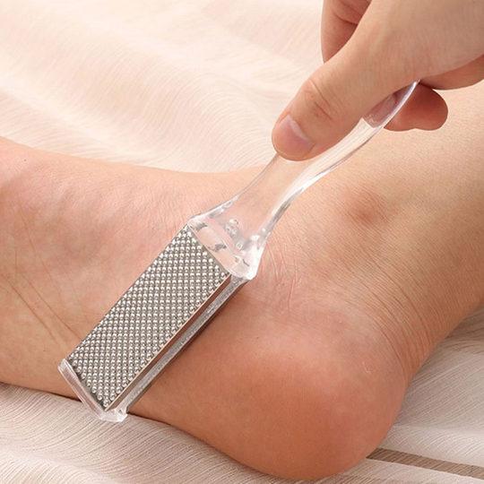 1 transparent double-sided pumice stone