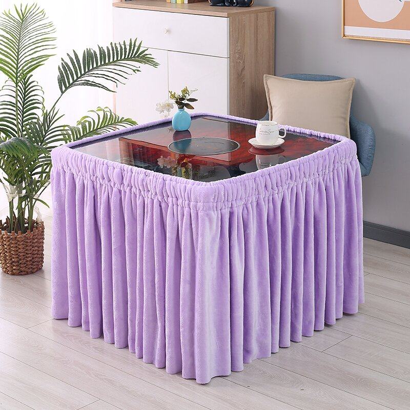 双面绒烤火桌罩套正方形麻将机取暖桌电炉罩长方形加厚圆桌烤火罩,淘宝优惠券,粉丝福利购,淘宝优惠卷