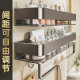 Bathroom storage rack without drilling holes