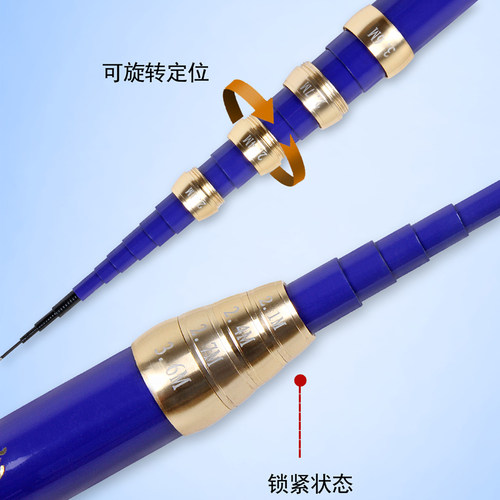 日本高碳袖珍迷你短节手杆一竿多用四定位伸缩鱼竿超硬便携溪流竿 - 图1