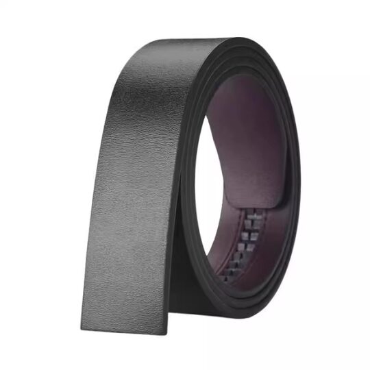 Headless belt men's genuine leather automatic buckle belt without interlayer