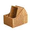 Desktop miscellaneous storage box handwoven